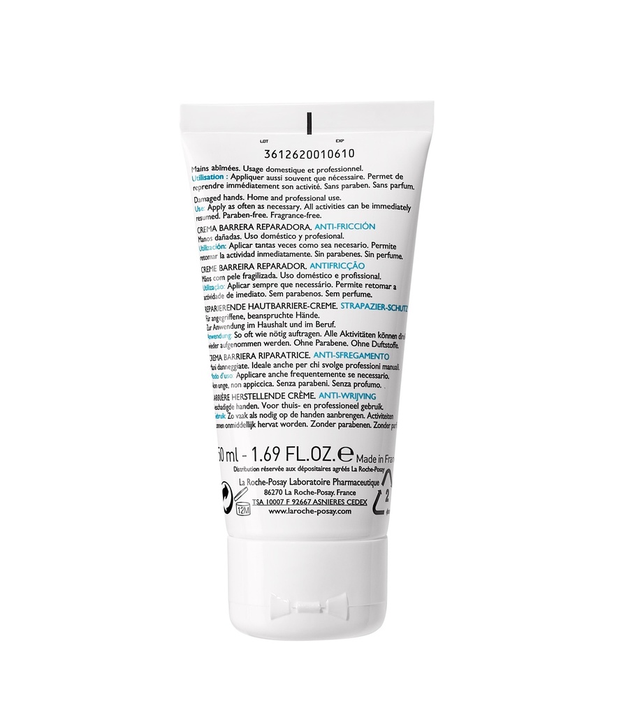 La Roche-Posay Cicaplast Crème Réparatrice Mains Sèches et Abîmées | 50ml