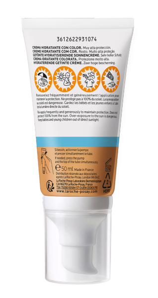 La Roche-Posay ANTHELIOS UVMune 400 Crème Solaire Teintée  | peaux sensibles normales à sèches | 50ml