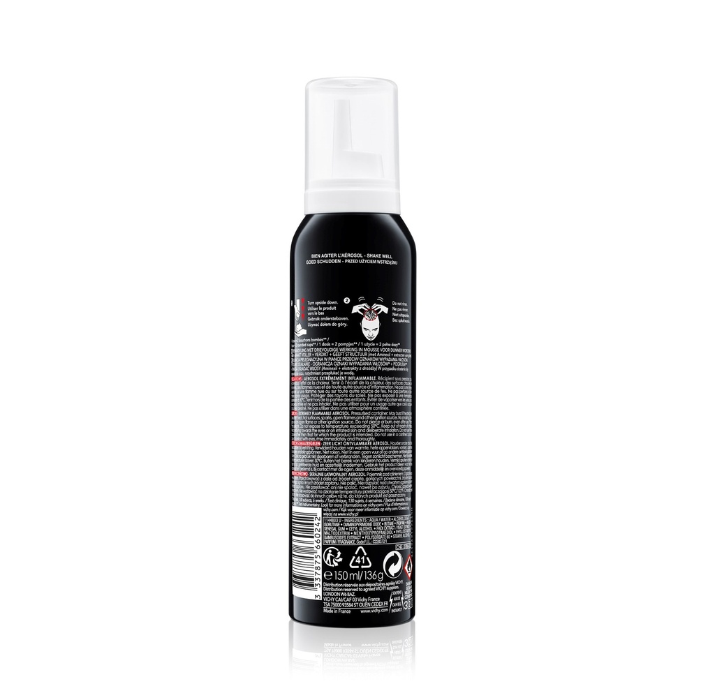 Vichy Dercos Aminexil Men Mousse Anti-Chute Traitement Triple Action | 150ml