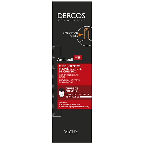 Vichy Dercos Aminexil Men Cure Intensive Première Chute de Cheveux | 36ml