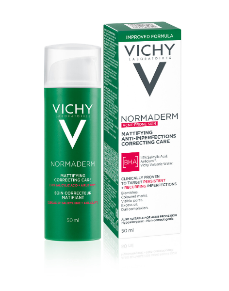 Vichy NORMADERM Soin Correcteur Matifiant | Peaux Mixtes À Grasses | 50ml