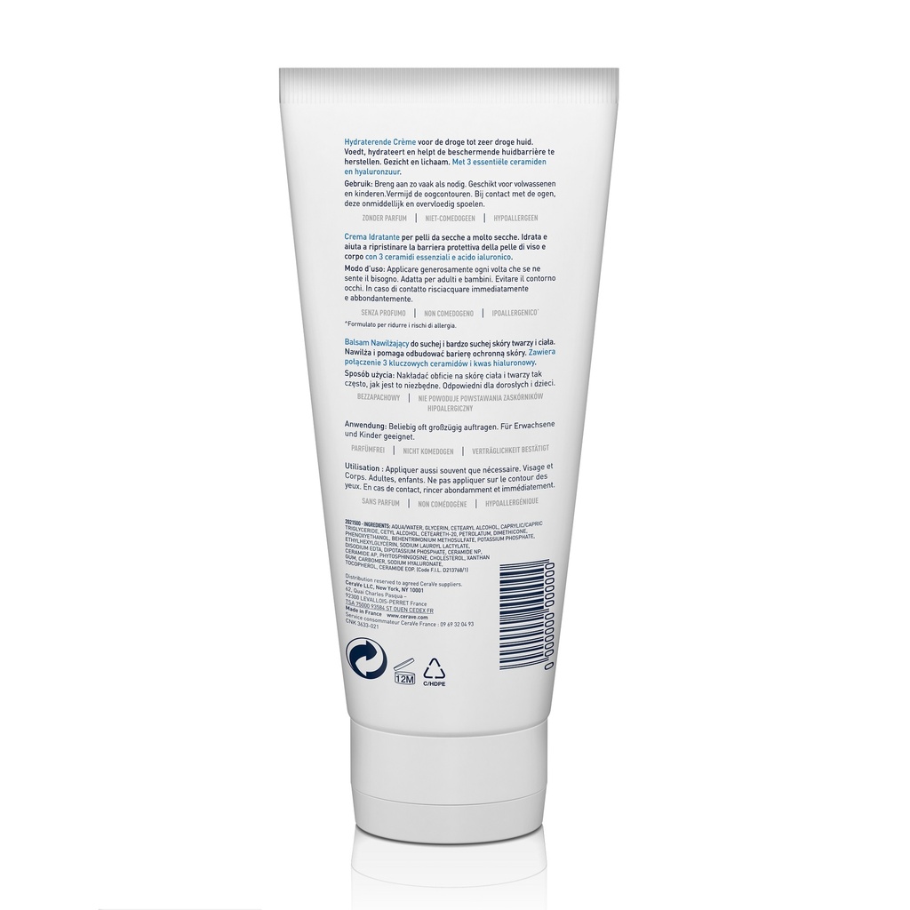CeraVe Baume Hydratant Nourrissant Peau Sèche à Très Sèche | 50ml