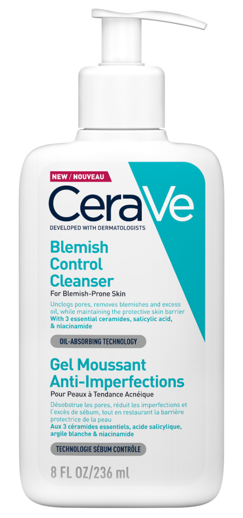 CeraVe Gel Moussant Anti-Imperfections | Peau Grasse à Tendance Acnéique | 236ml