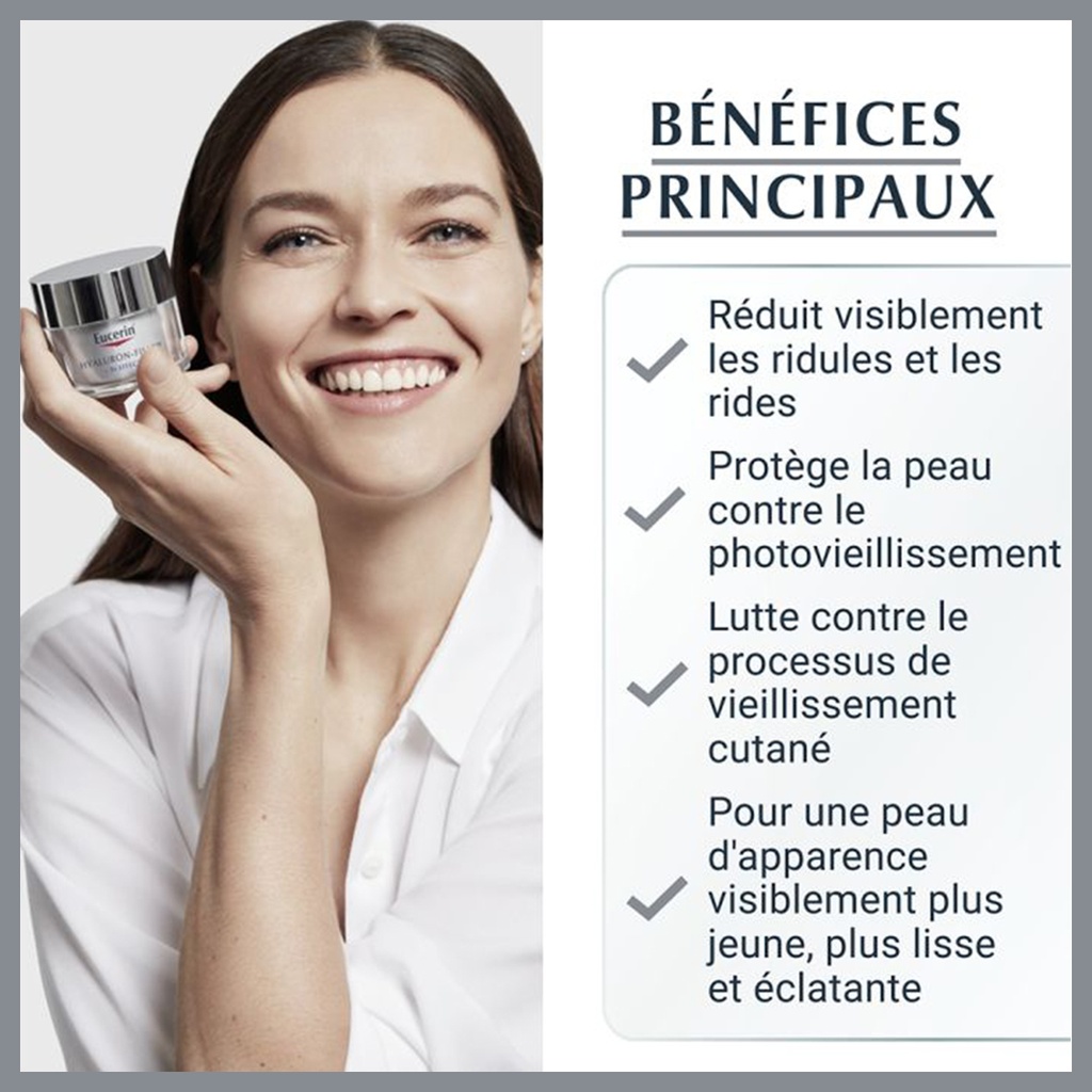 EUCERIN HYALURON-FILLER + 3x EFFECT Soin de Jour Peau Sèche SPF 15