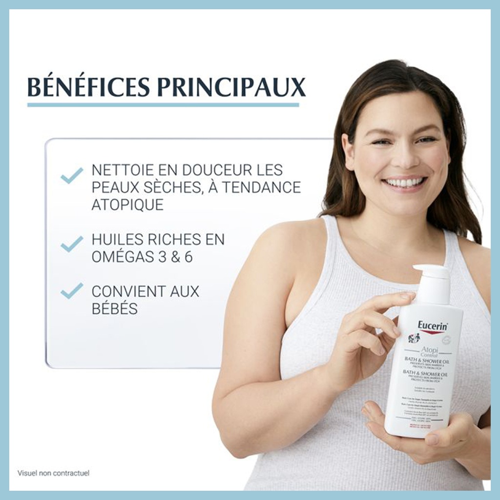 EUCERIN AtopiControl Huile Bain et Douche 400ml