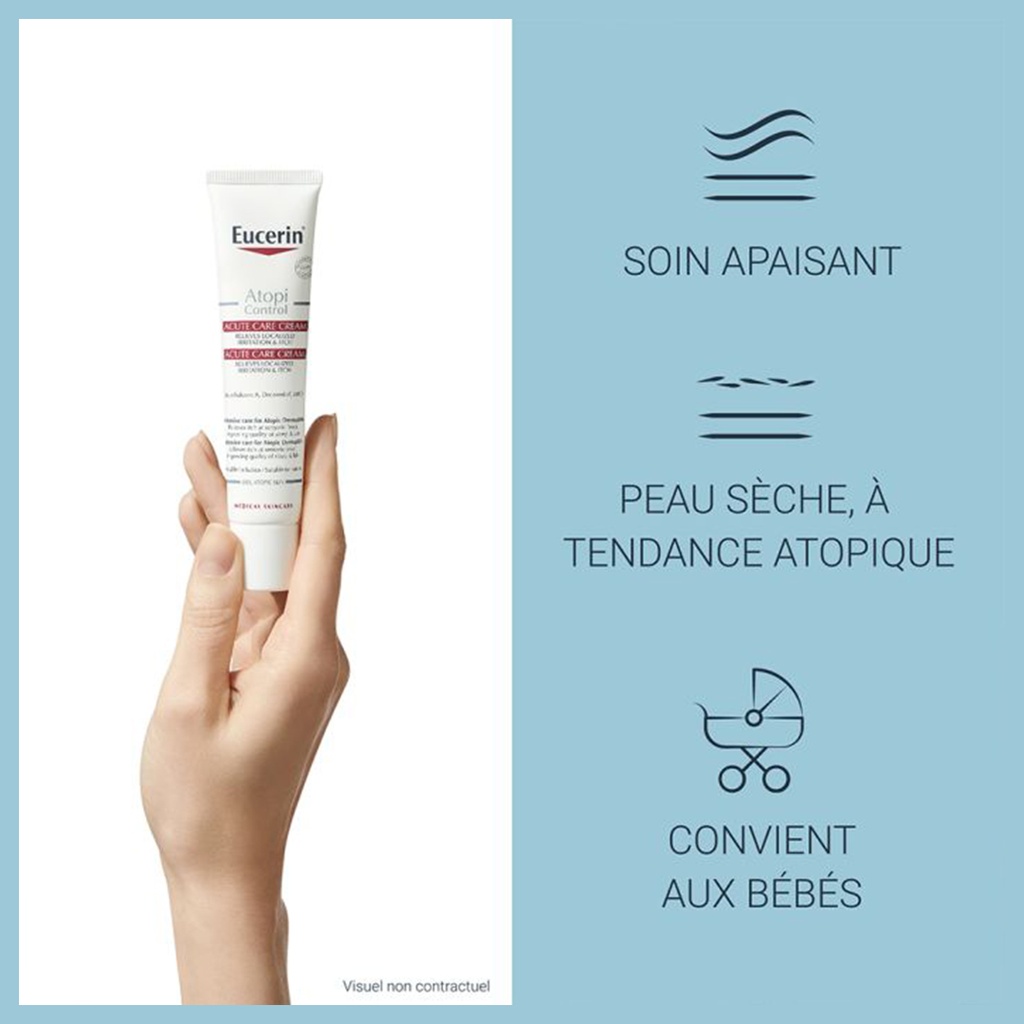 EUCERIN AtopiControl Crème Calmante Intensive - 40ml