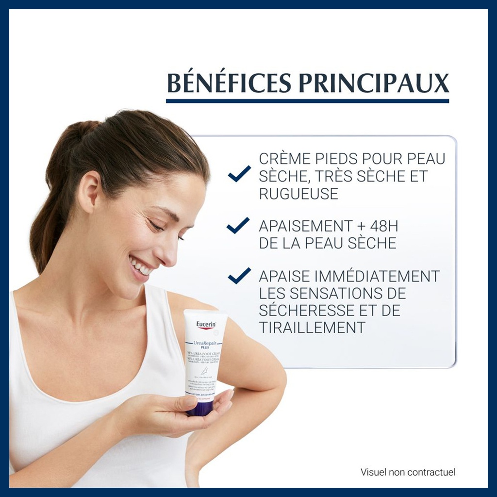 EUCERIN UreaRepair PLUS Crème Pieds 10% d'Urée