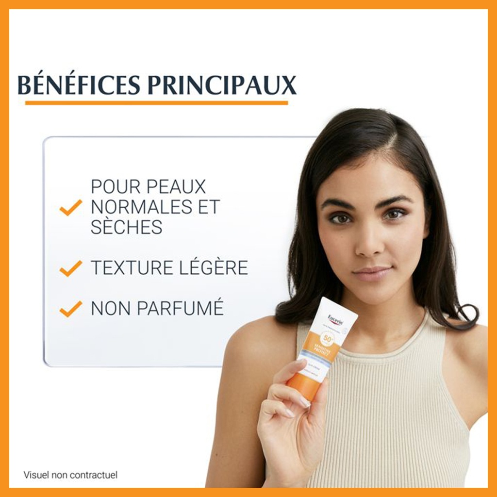 EUCERIN SUN PROTECTION SENSITIVE PROTECT Crème SPF 50+ - 50ml