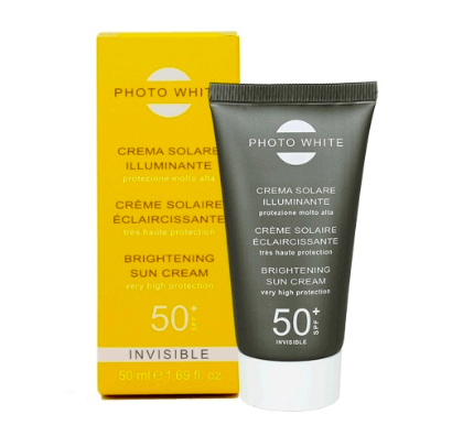 Photowhite crème solaire éclaircissante invisible SPF50