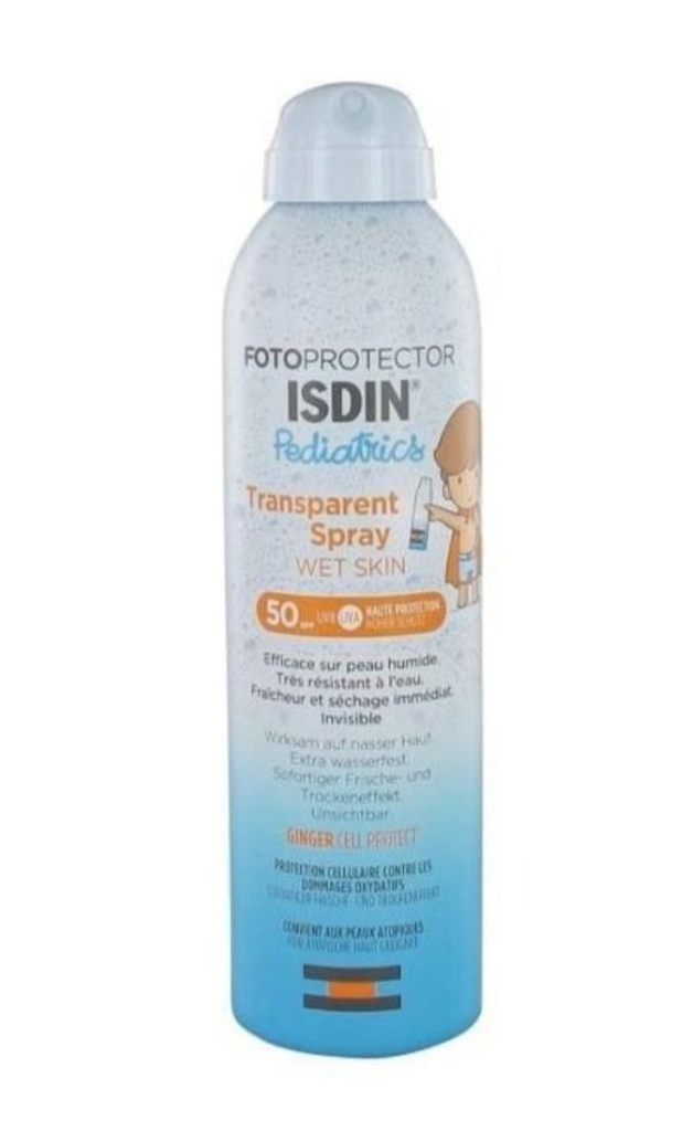 ISDIN FOTOPROTECTOR PEDIATRICS TRANSPARENT SPRAY WET SKIN SPF50+ 250ml