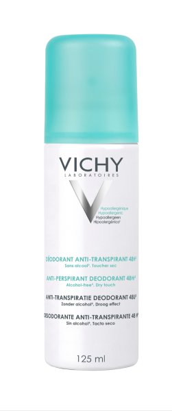 Vichy Déodorant Anti Transpirant 48H Aérosol Peau Sensible | 125ml