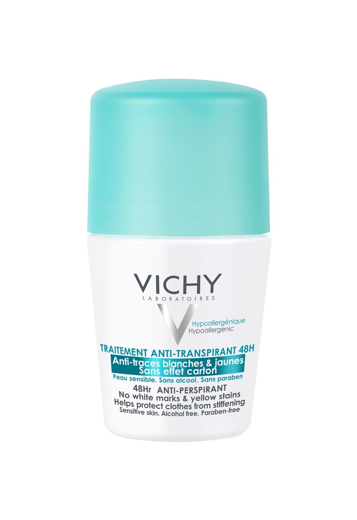 Vichy Déodorant 48H Anti Transpirant Anti Traces | 50ml