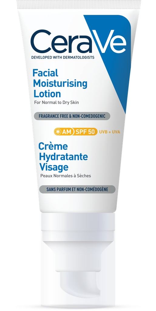 CeraVe crème hydratante visage SPF50+ l 52ml