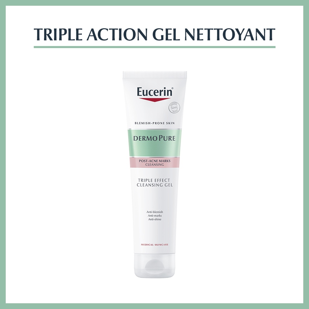 Eucerin Dermopure Gel nettoyant triple action l 200ml