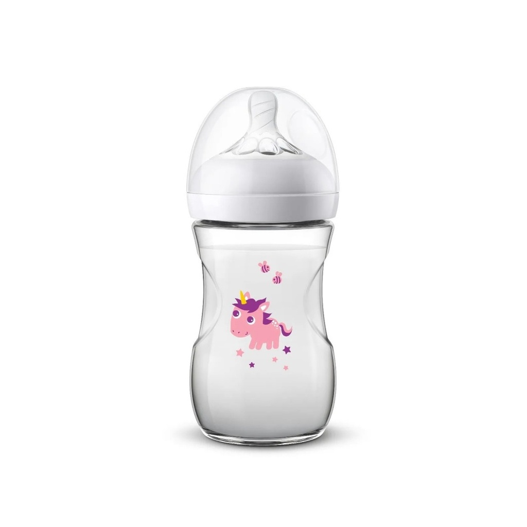 PHILIPS AVENT BIBERON 1M+ NATURAL 2.0 9OZ UNICORN 260ml