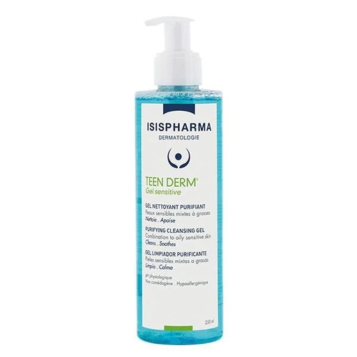 ISISPHARMA TEEN DERM  GEL SENSITIVE FLACON  | 250ML