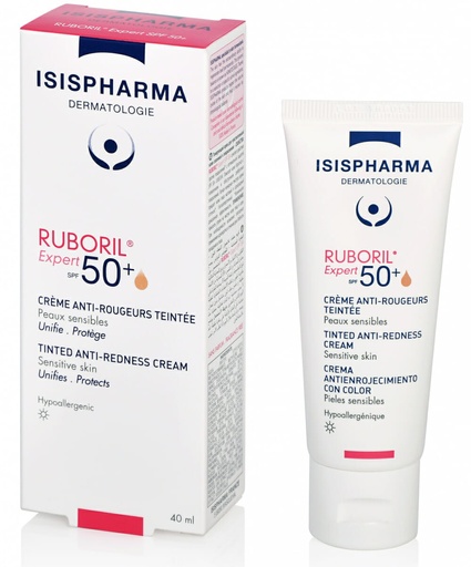 ISISPHARMA  RUBORIL EXPERT 50+ TUBE  TEINTÉ - 40ml