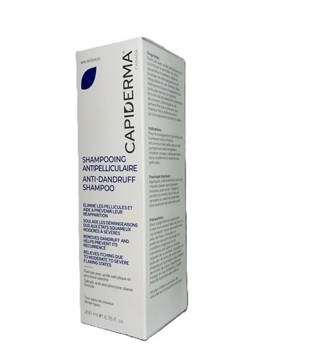 CAPIDERMA SHAMPOOING ANTI-PELLICULAIRE |200ML