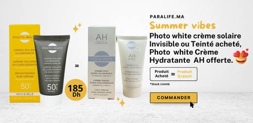 OFFRE Pack Photowhite Crème Solaire + Crème A.H Gratuite