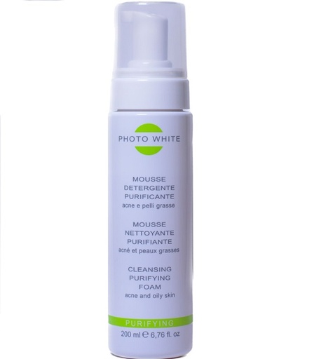 PHOTOWHITE MOUSSE PURIFIANTE ACNE ET PEAUX GRASSE - 200ML