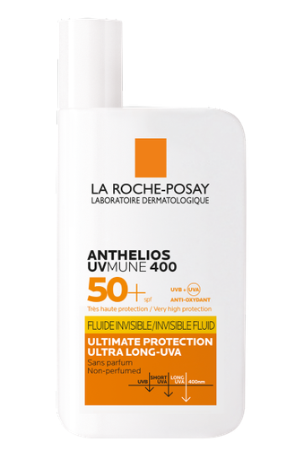 ANTHELIOS UVMUNE 400 crème solaire fluide invisible | peaux sensibles - 50ml