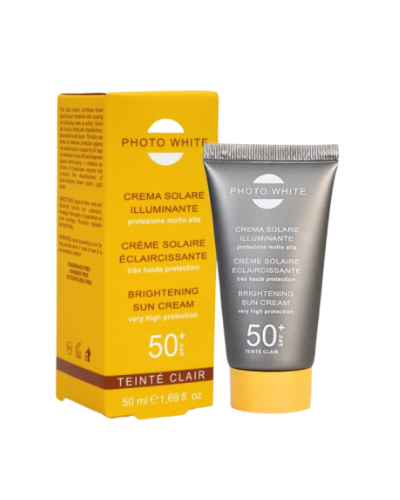 Photowhite crème solaire éclaircissante teintée SPF50
