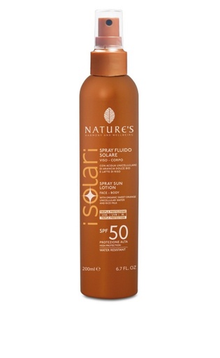 NATURE’S I’SOLARI FLUIDE SOLAIRE SPRAY SPF50 l 200 ML