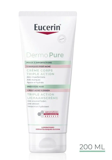 Eucerin dermopure crème corps triple action l 200ml