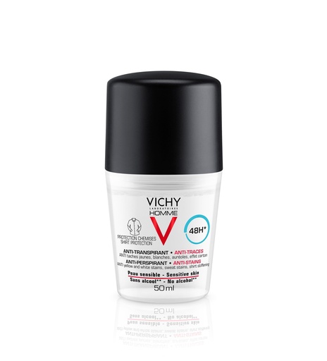 Vichy Homme Déodorant Anti Traces 48H Protection | 50ml