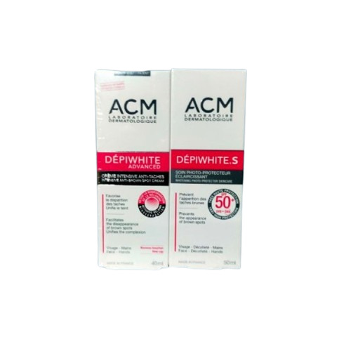 PACK ACM DEPIWHITE CREME ADVANCED + DEPIWHITE.S creme SOLAIRE SPF50