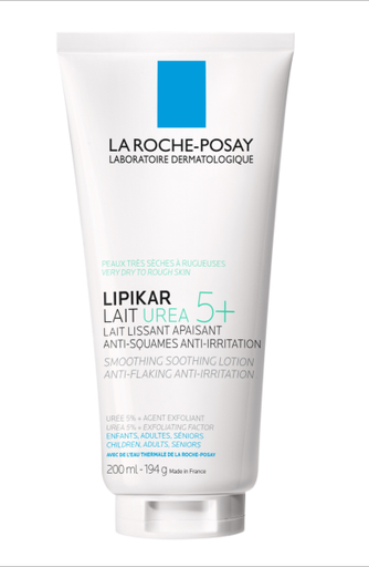 Lipikar Lait Urea 5+ Peau Sensible Très Sèche l 200ml