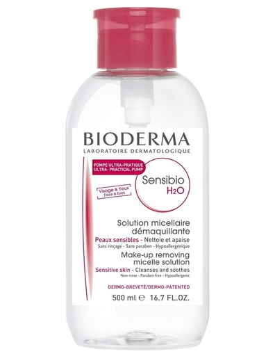 BIODERMA SENSIBIO H2O POMPE INVERSEE l 500ml