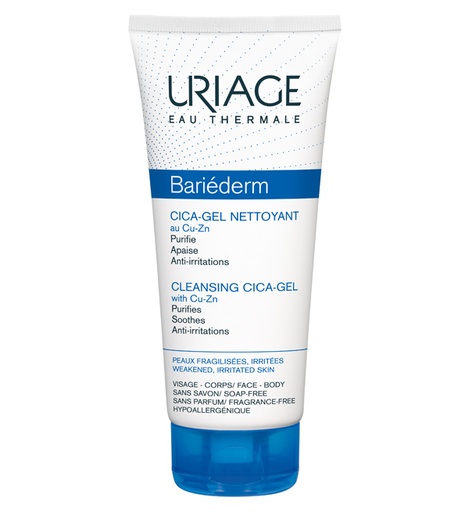Uriage bariederm cica gel nettoyant cuivre-zinc l 200ml