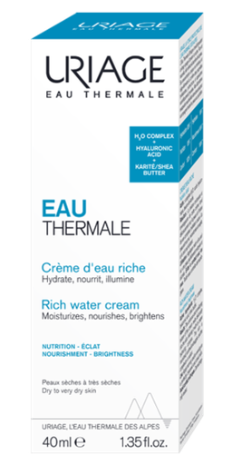 URIAGE EAU THERMALE CREME D EAU RICHE-40ML