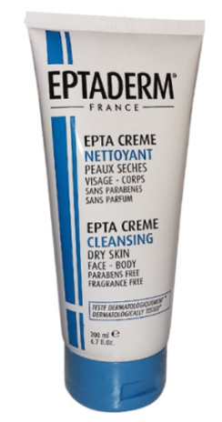 EPTADERM EPTA CREME NETTOYANTE PEAUX SECHES VISAGE CORPS - 200 ML