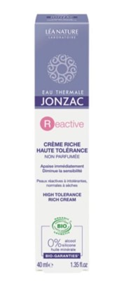 JONZAC EAU THERMALE JONZAC RÉACTIVE CRÈME RICHE HAUTE TOLÉRANCE |40 ml