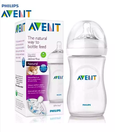 [SCY903/01] PHILIPS AVENT BIBERON NATURAL 1M+RESPONSE TEAT l 260ml