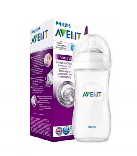[SCF036/17] PHILIPS AVENT BIBERON NATURAL TEAT 6M+ l 330ml