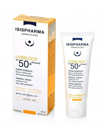ISISPHARMA UVEBLOCK MINERAL INVISIBLE SPF50+ |40ML